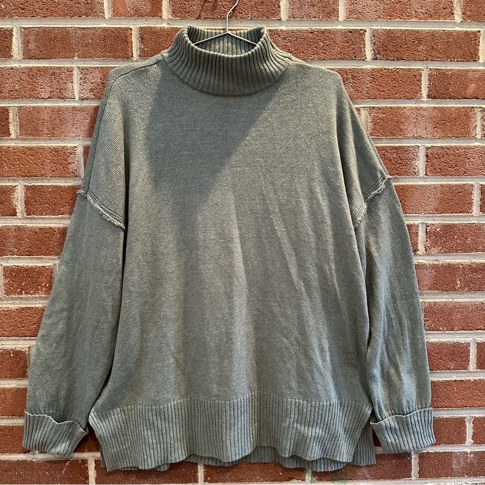 Baltic Born Green Mockneck Sweater